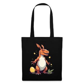 Iconic Easter Dinosaur and Dinosaur Easter Bunny - Tote Bag - black - Front