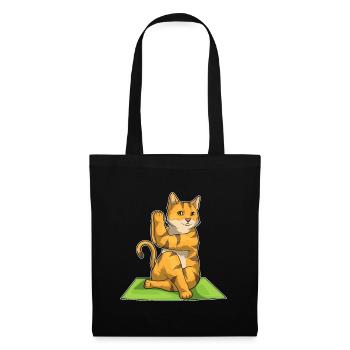 Gymnastique de fitness yoga pour chats - Sac en tissu - noir - Devant