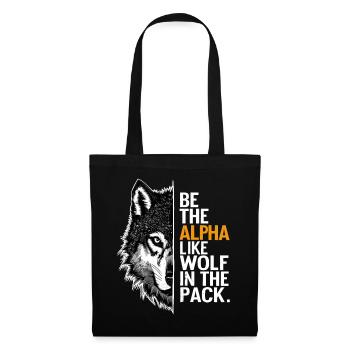 Wolf Wolves Funny Sayings Wolf Pack Animals - Tote Bag - black - Front