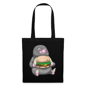 Mole Cheeseburger - Tote Bag - black - Front