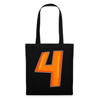 4 - Sac en tissu - noir - Devant