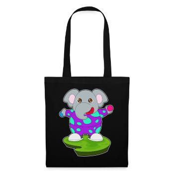 Elephant Clown - Tote Bag - black - Front