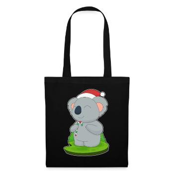 Koala Christmas Candy Cane - Tote Bag - black - Front
