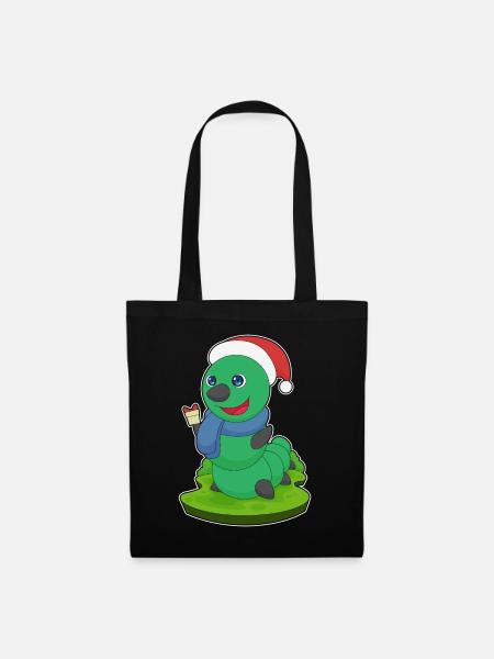 Raupe Weihnachten Paket - Stoffbeutel - Schwarz