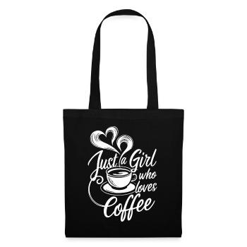 Just A Girl Who Loves Coffee Coffee Lover - Tote Bag - black - Front