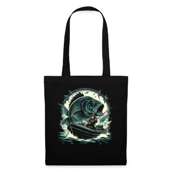 Pêcheur Pêcheur Majestic Carp - Sac en tissu - noir - Devant
