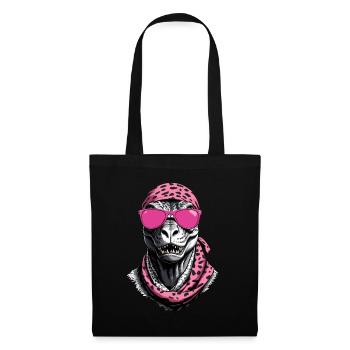 Drôle de maman dinosaure et femme dinosaure cool - Sac en tissu - noir - Devant