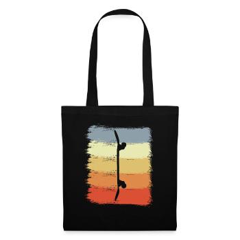 Vintage Skateboard Sketch - Tote Bag - black - Front