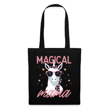 Magical Mom Unicorn Love Stylish Funny - Tote Bag - black - Front