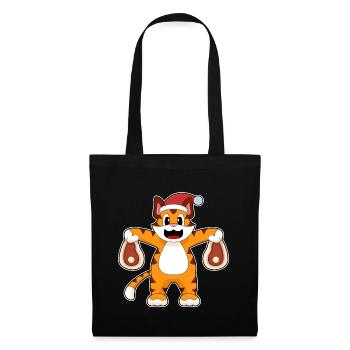 Viande de Noël tigrée - Sac en tissu - noir - Devant