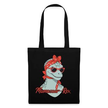 Mamasaur Rex drôle dinosaure mère Style - Sac en tissu - noir - Devant