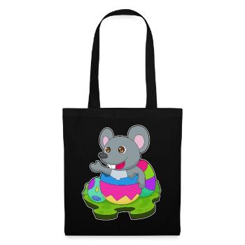 Mouse Easter Easter Eggs - Tote Bag - black - Front