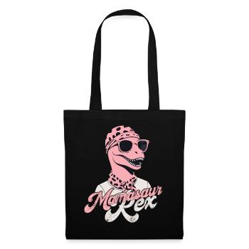 Mamasaur Rex Funny Dinosaur Mother Iconic - Tote Bag - black - Front