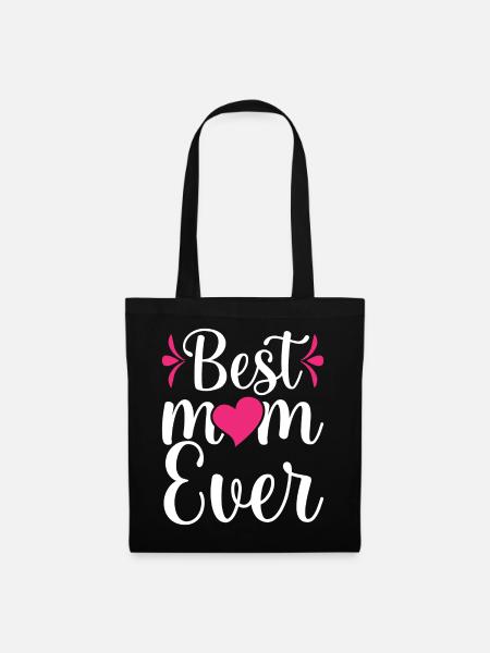 Die beste Mutter aller Zeiten - Stoffbeutel - Schwarz