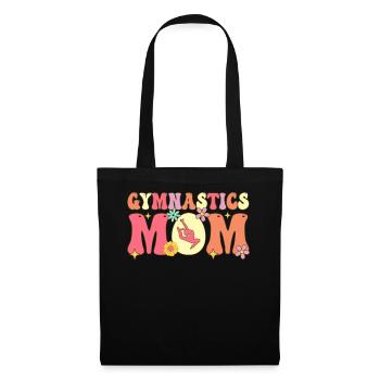 Gymnastics Mom Groovy Gymnast Acrobat - Tote Bag - black - Front