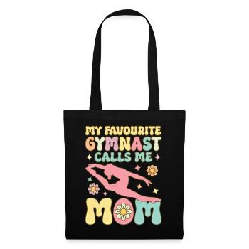 My favorite gymnast calls me Mama Groovy Gymnas - Tote Bag - black - Front