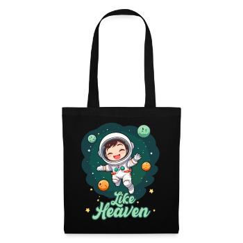 Like Heaven - Astronaut - Stoffbeutel - Schwarz - Vorne