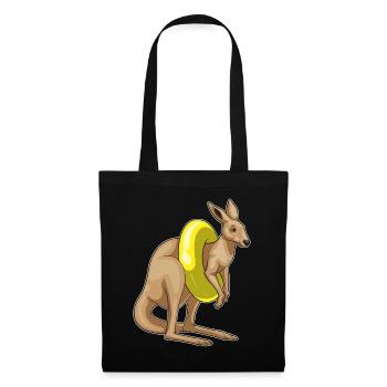 Kangaroo Swimming Swim Ring Summer - Tote Bag - black - Front