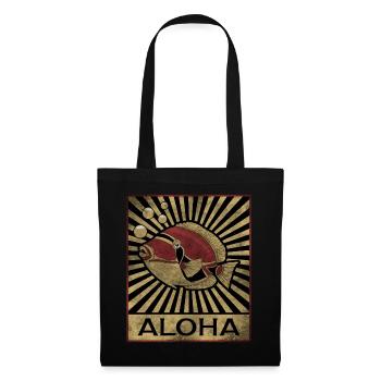 Humuhumunukunukuapua’a Pousseur de récif hawaïen - Sac en tissu - noir - Devant