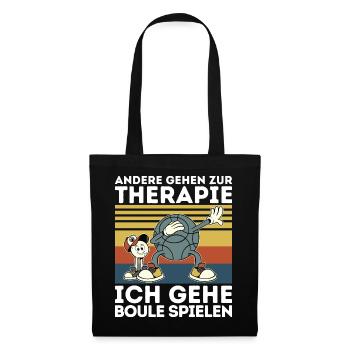 Others go to therapy boules petanque balls - Tote Bag - black - Front