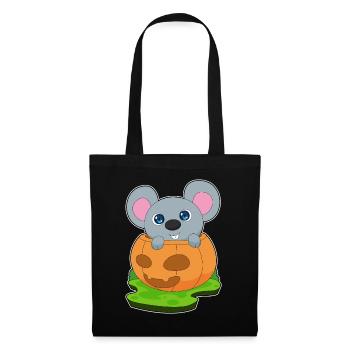 Mouse Halloween Pumpkin - Tote Bag - black - Front