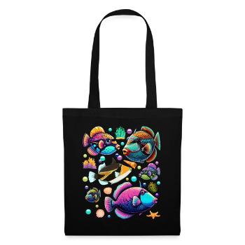 Humuhumunukunukuapua'a Hawaiian Reef Pusher - Tote Bag - black - Front