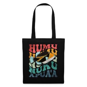 Baliste de récif hawaïen Humuhumunukunukuapua’a - Sac en tissu - noir - Devant