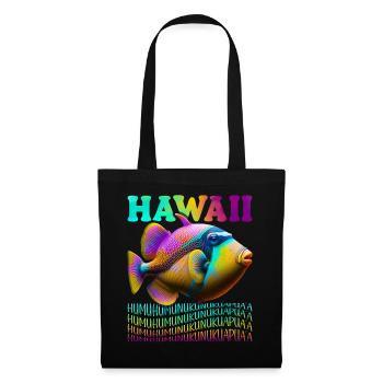 Humuhumunukunukuapua’a pousseur de récif hawaïen - Sac en tissu - noir - Devant