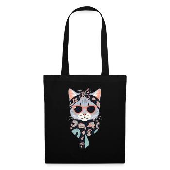 Cute Cat Mom Cat Lover Mom Style - Tote Bag - black - Front