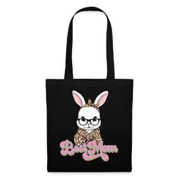 Mommy Bunny Cute Bunny Mom Cute Easter Bunny - Tote Bag - black - Front