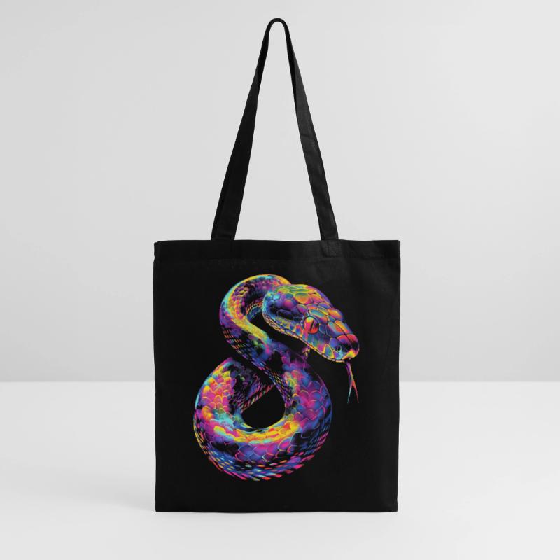 Ball Python Snake Pop Art Tote Bag