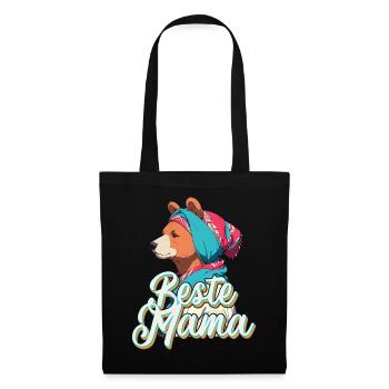 Meilleurs points forts du design de la fête des mères drôle de maman - Sac en tissu - noir - Devant