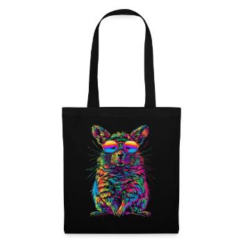 Chinchilla Chinchillas Sunglasses Pop Art - Tote Bag - black - Front