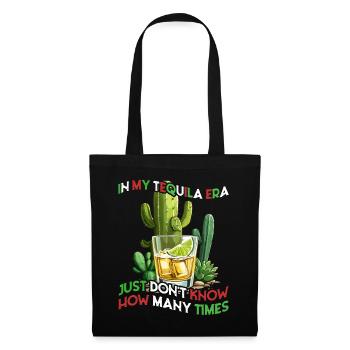 Lustige Tequila Era Cinco De Mayo Mexiko - Stoffbeutel - Schwarz - Vorne