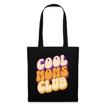 Cool Moms Club Mama Muttertag - Stoffbeutel - Schwarz - Vorne