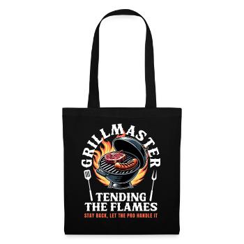Grillmeister BBQ Barbecue Grill Grilling Saying - Tote Bag - black - Front
