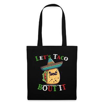 Drôle de tacos Dicton Cinco De Mayo Mexicain - Sac en tissu - noir - Devant
