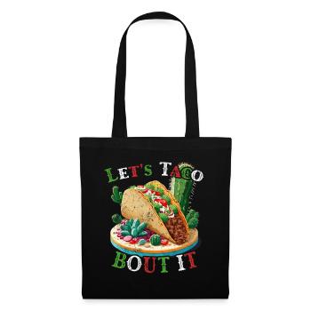 Cinco De Mayo Taco Liebhaber Mexikanisches Essen - Stoffbeutel - Schwarz - Vorne