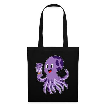 Popsicles au poulpe - Sac en tissu - noir - Devant
