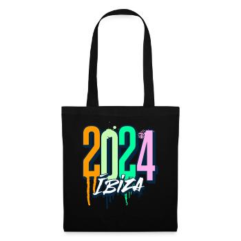 Ibiza 2024 - Stoffbeutel - Schwarz - Vorne