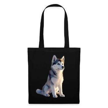 Husky Dogs Lover Dog Love Siberian Huskies - Tote Bag - black - Front