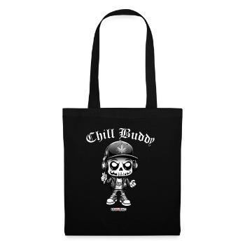Chill Buddy - Stoffbeutel - Schwarz - Vorne