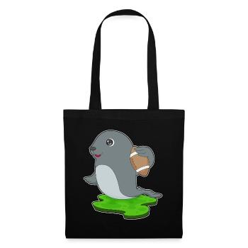 Seal Sports de football américain - Sac en tissu - noir - Devant