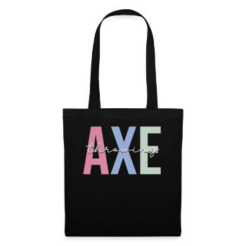 Axt-Werfer - Stoffbeutel - Schwarz - Vorne