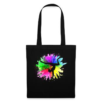 Gymnaste Gymnastique Club de gymnastique Gymnastique Gymnastique - Sac en tissu - noir - Devant
