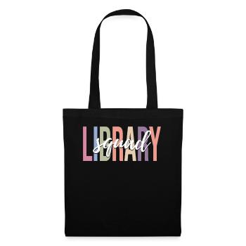 Book lover, reader, librarian - Tote Bag - black - Front
