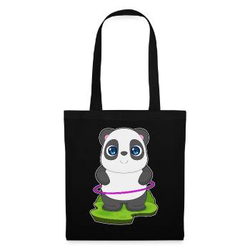 Panda Fitness Tire Workout Gymnastics - Tote Bag - black - Front