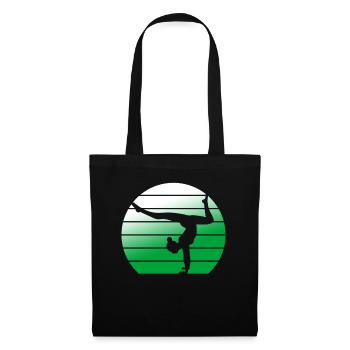Gymnaste Gymnastique Club de gymnastique Gymnastique Gymnastique - Sac en tissu - noir - Devant