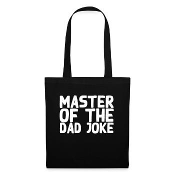 Blagues Maître Drôle Père Style Fête des Pères - Sac en tissu - noir - Devant