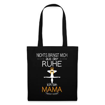 Mama Gelassenheit - Stoffbeutel - Schwarz - Vorne